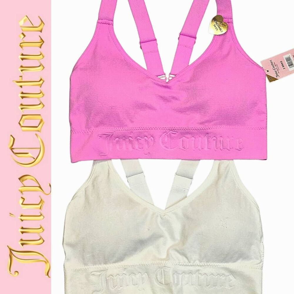 Juicy Couture‎ 2-PK Logo Band Sports Bra